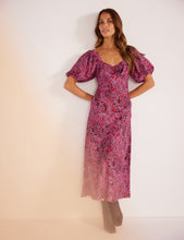 Load image into Gallery viewer, Chiara Puff Sleeve Midi Dress
