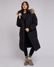 Load image into Gallery viewer, Active Fur Longline Puffer / Black // All About Eve
