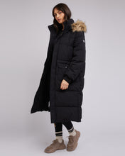 Load image into Gallery viewer, Active Fur Longline Puffer / Black // All About Eve
