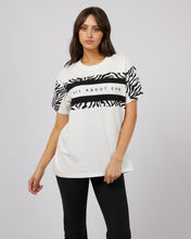 Load image into Gallery viewer, Parker Contrast Tee / Vintage White // All About Eve
