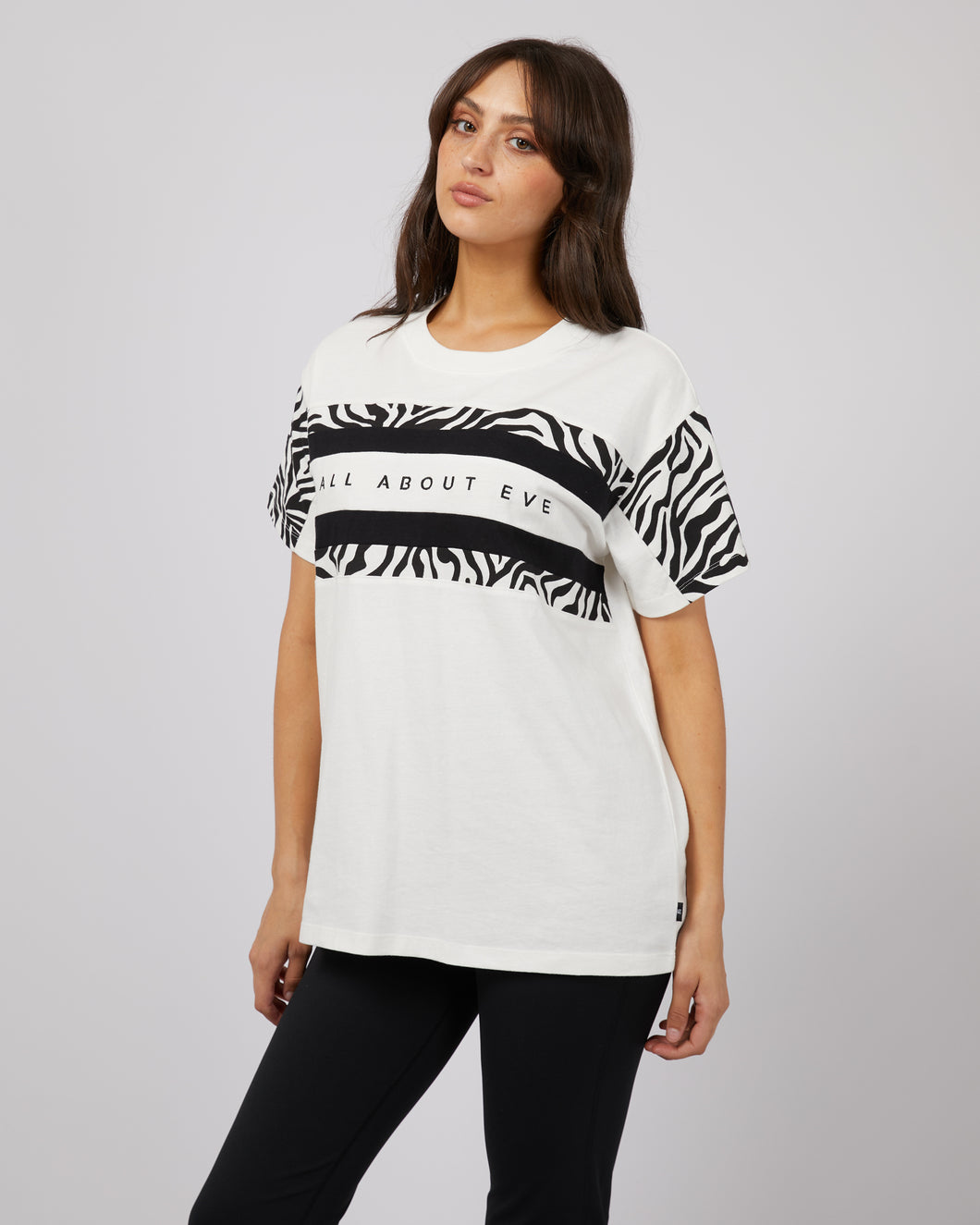 Parker Contrast Tee / Vintage White // All About Eve