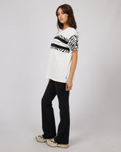 Load image into Gallery viewer, Parker Contrast Tee / Vintage White // All About Eve
