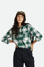 Load image into Gallery viewer, Bowery Long Sleeve Flannel / Green &amp; Beige

