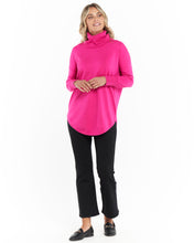 Load image into Gallery viewer, Maison Roll Neck / Berry Pink // Betty Basics
