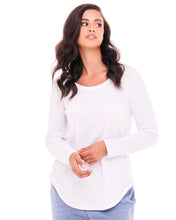 Load image into Gallery viewer, Megan Long Sleeve / White/ Betty Basic

