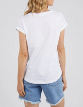 Load image into Gallery viewer, Manly Vee Tee / White
