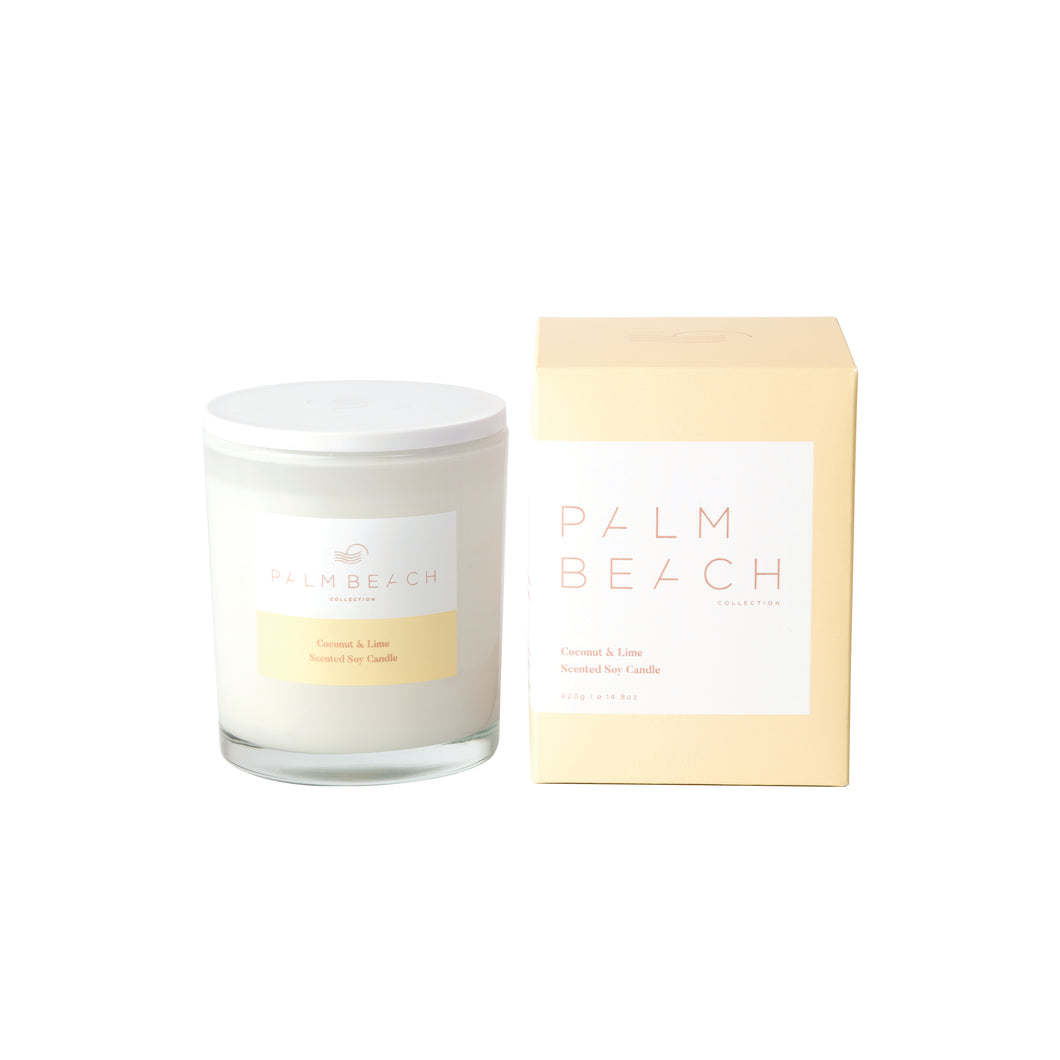 Coconut and Lime Candle / 420g // Palm Beach Collection