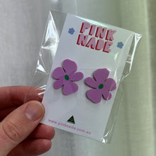 Load image into Gallery viewer, Maggie Statement Studs / Earrings // Pink Nade
