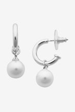 Load image into Gallery viewer, Fleur Silver Pearl Earring
