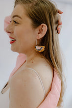 Load image into Gallery viewer, Regina Golden Hour Hoops / Earrings // Pink Nade
