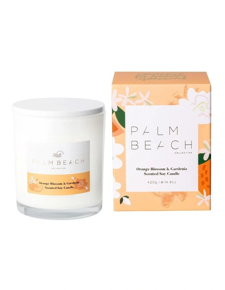 Orange Blossom & Gardenia Candle Limited Edition / 420g // Palm Beach